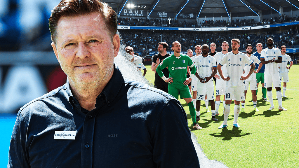 Sichtlich enttäuscht waren Christian Titz und die Spieler des 1. FC Magdeburg nach der Gewissheit nicht mehr in die Bundesliga aufsteigen zu können.