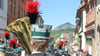 Bei bestem Wetter zog die Internationale Bergparade mit Teilnehmern aus ganz Deutschland und auch dem Ausland durch Sangerhausen.