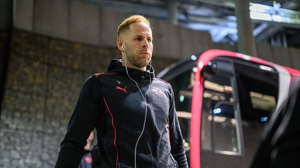 Im Tunnel: RB-Keeper Peter Gulacsi.