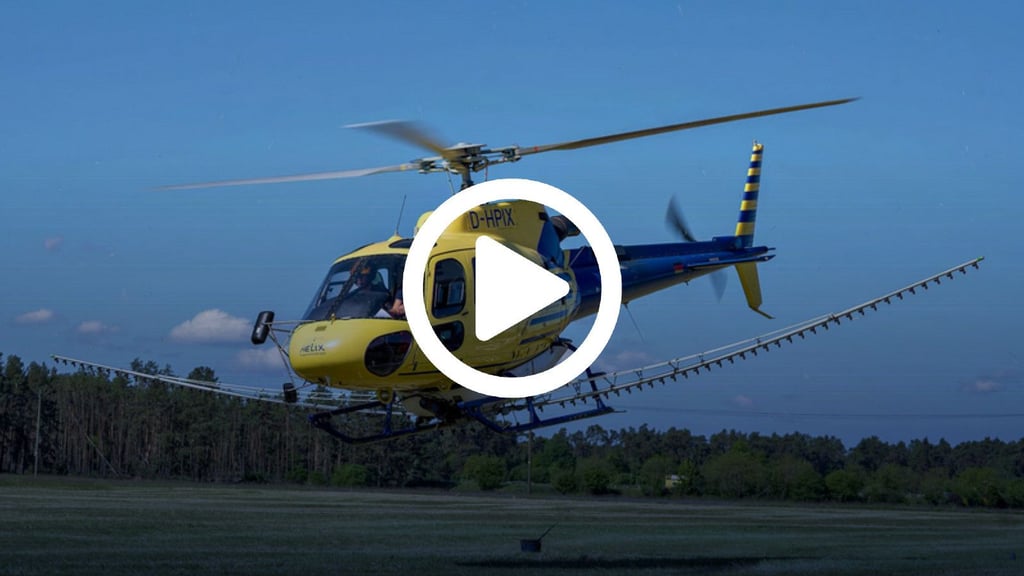 Mit Video und vielen Fotos: Dieser Helikopter fliegt durch ganz Deutschland. Warum ausgerechnet in der Region Jessen der Einsatz anspruchsvoller ist.