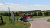 Unfall auf der B87: Die DRF-Luftrettung muss helfen.