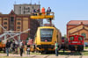 Im Wissenschaftshafen haben die Magdeburger Eisenbahnfreunde ihren Vereinsgeburtstag mit einem Familienfest gefeiert. 
