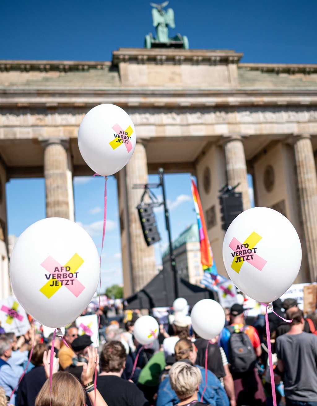 Die zentrale Kundgebung fand in Berlin statt.