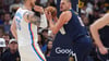 Hartenstein und Jokic lieferten sich intensive Zweikämpfe.