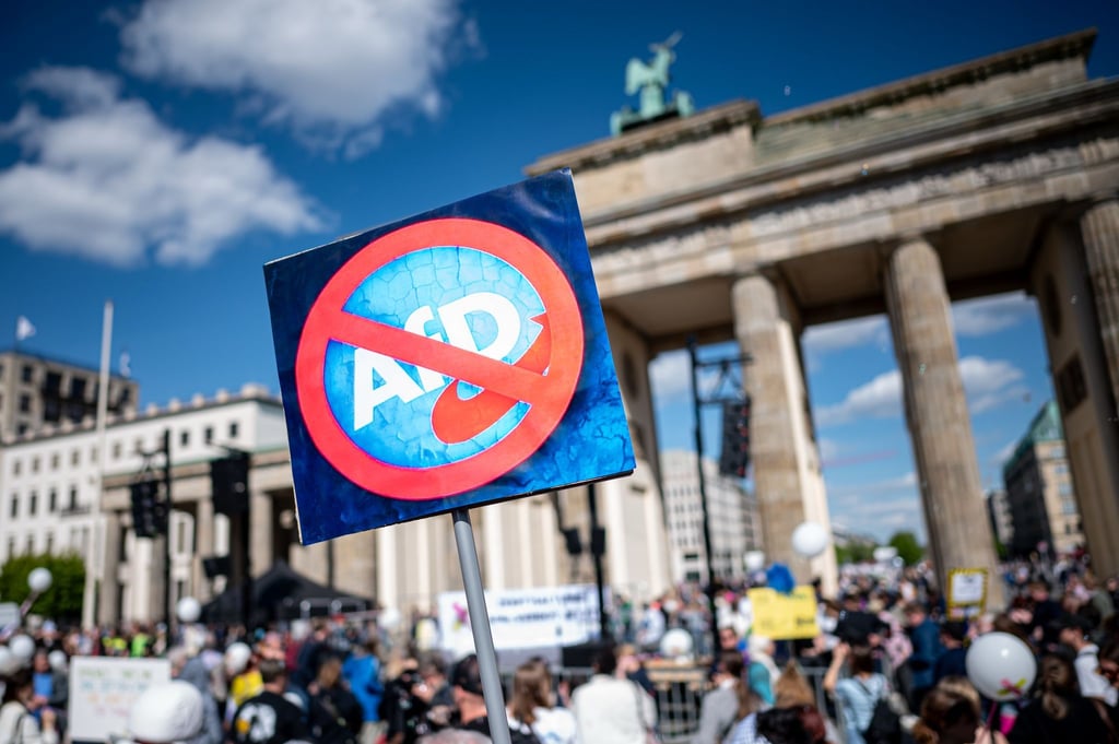 Mehrere tausend Menschen haben in Berlin gegen die AfD demonstriert.
