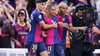 Dürfen wohl bald die Meisterschaft bejubeln: Die Spieler des FC Barcelona.