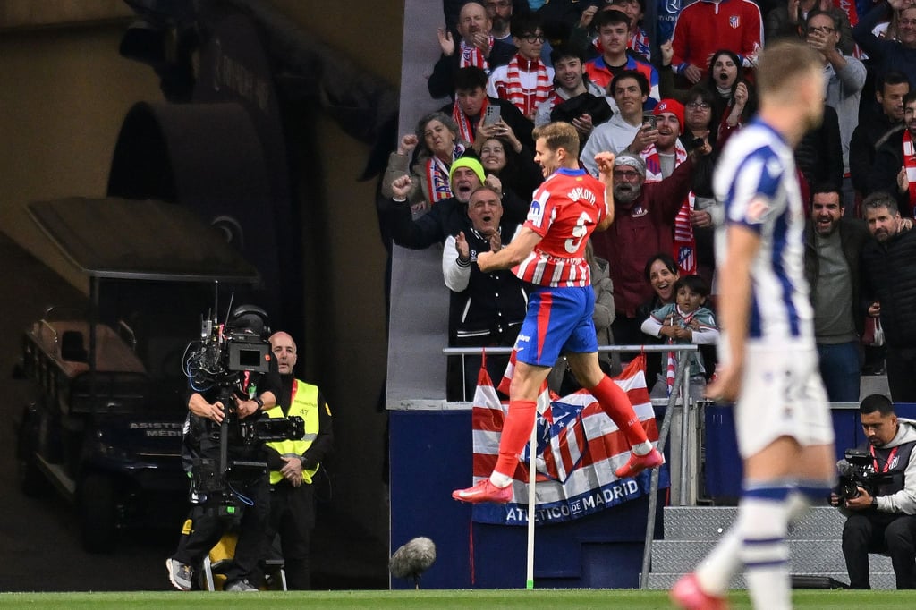 Atléticos Alexander Sörloth hat allen Grund zum Jubeln.