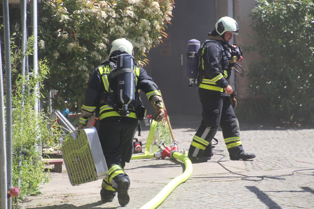 Die Feuerwehr im Einsatz