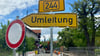 Ein Teilstück der Bundesstraße 244 auf dem Wernigeröder Innenstadtring ist Baustelle - unter Vollsperrung.
