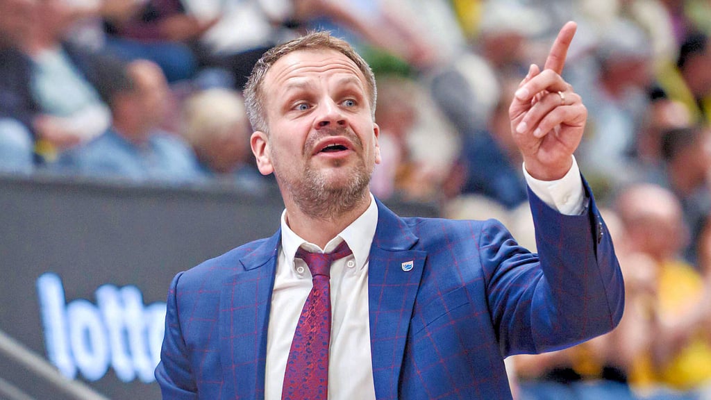 Trainer Janis Gailitis ist der Vater des MBC-Erfolgs, spielt mit dem Team jetzt um das Playoff-Viertelfinale.