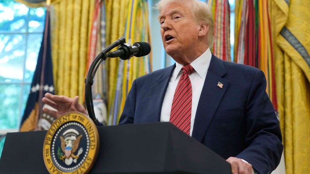 Trump hofft auf gutes Ergebnis des Türkei-Treffens. (Archivbild)