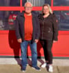 Der ursprüngliche und die amtierende Vereinsvorsitzende: Holger Krauleidis und Lisa Schirrmeister.