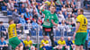 Der HC Aschersleben, hier mir Leon Klug beim Wurf, verlor das Derby in der Köthener Fricke-Sporthalle knapp. 