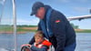 Höhepunkt für Leonard ist die Fahrt mit dem Motorboot.