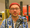 Schauspieler Alexander Ganz-Kuhl Sonnabendnacht im Schauspielhaus Chemnitz. 