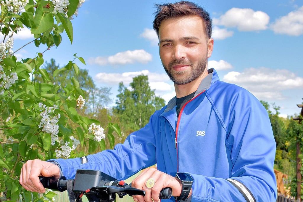 Ali Marouf wohnt seit 2023 in Zeitz. Er möchte, sobald er sein Deutsch B1 in der Tasche hat, eine Ausbildung anfangen, da sein Studium nicht anerkannt wird.