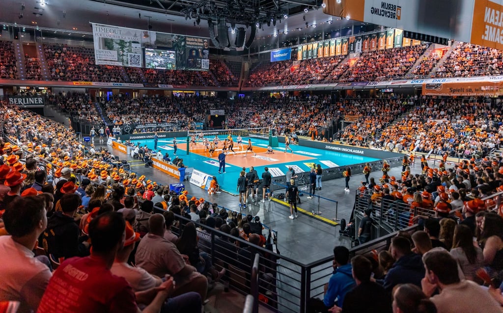 Volles Haus bei den Berlin Volleys