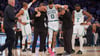 Jayson Tatum konnte beim Verlassen des Spielfeldes sein rechtes Bein nicht belasten.