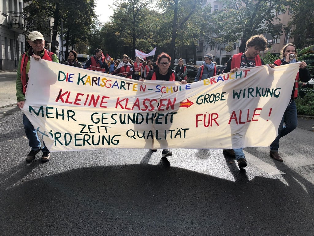 Die GEW setzt schon länger auf Warnstreiks an Schulen, um ihr Ziel kleinerer Klassen zu erreichen. (Archivbild)