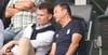 Ein Bild aus der gemeinsamen Zeit von Alexander Wahler (l.) und Otmar Schork in Sachsen-Anhalts Landeshauptstadt. 