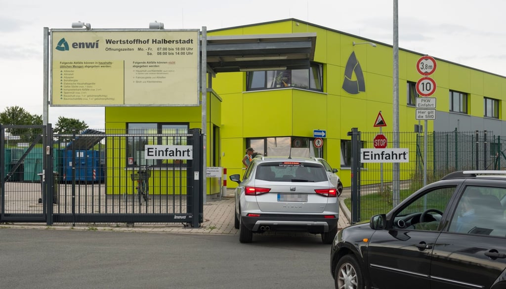 Halberstadts Wertstoffhof freut sich großer Beliebtheit.
