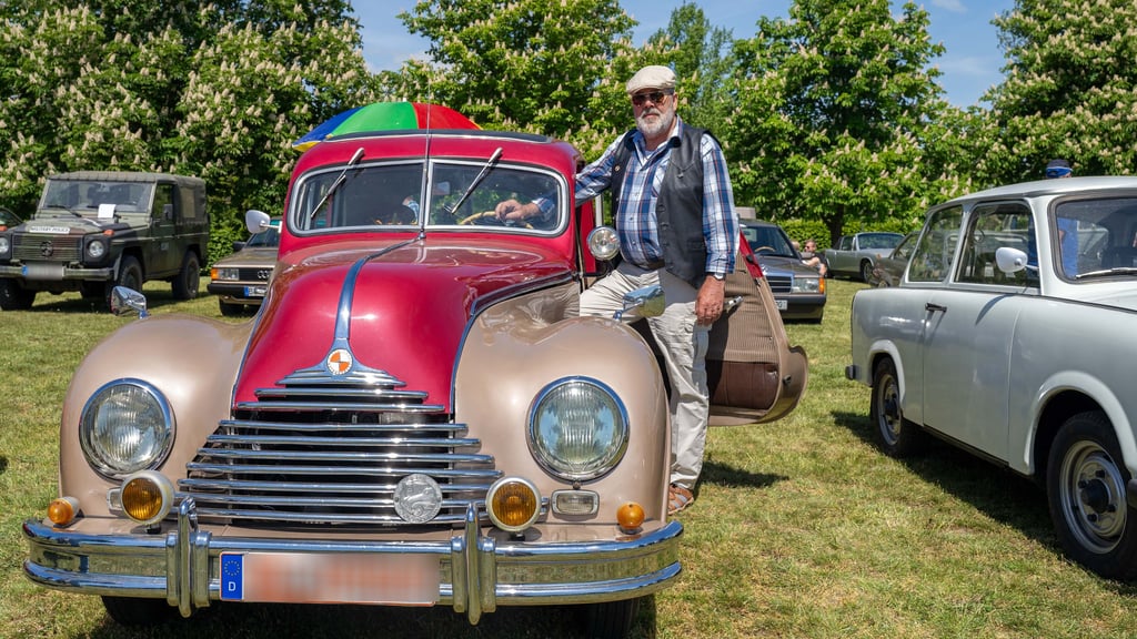Der restaurierte EMW 340-2 von Burkhard Kusatz ist beim 15. Magdeburger Oldtimertag ein echter Blickfang
