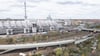 Die Sperrung der inzwischen abgerissenen Ringbahnbrücke führt zu erheblichen Verkehrseinschränkungen rund um das Dreieck Funkturm. (Archivbild)