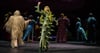 Statistin Iris Sasse  in der Inszenierung „Der goldene Hahn“ (Oper von Nikolai Rimski-Korsakow). 