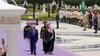 Der Kronprinz empfing den Gast aus Amerika mit allerlei Pomp.