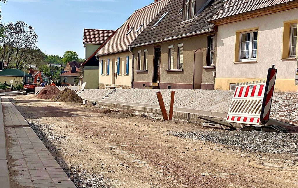 Noch laufen die Bauarbeiten in der Karl-Trimpler-Straße.