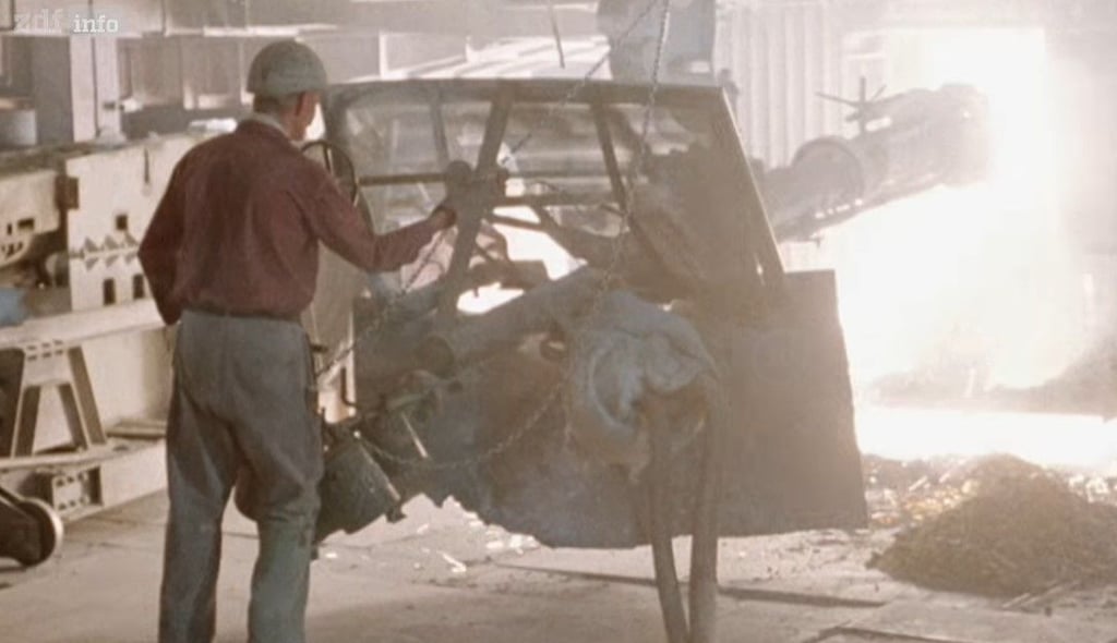 Die Arbeit in der Karbidfabrik in Buna war lebensgefährlich.