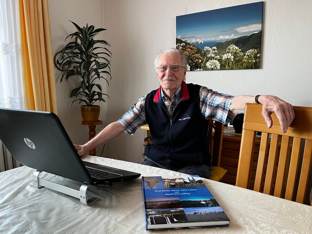 Manfred Ludwig, 95, aus Liederstädt ist Zeitzeuge von Kriegsereignissen im April 1945 in Querfurt.