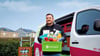 Der Lieferdienst „Flaschenpost“ will jetzt auch Kunden in der Aue gewinnen. 