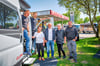 Caravan Rossol, ein Familienunternehmen:  Andreas Rossol (v.l.), Philipp Rossol, Hannelore Rossol, Dieter Rossol, Silke Schumann und ihr Mann Jens Schumann