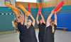 Sieht doch auch schon nicht schlecht aus - ein Bild der Aerobic-Frauen.