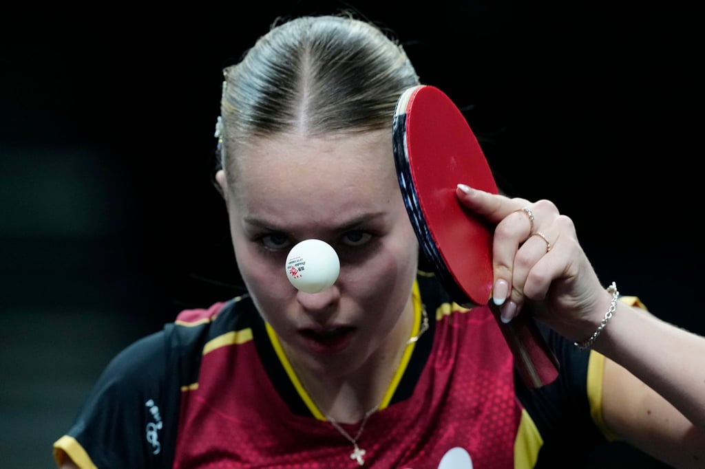 Deutschlands Tischtennis-Hoffnung Annett Kaufmann.