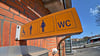 Die Toiletten am Ascherslebener Bahnhof werden aufgrund des häufigen Vandalismus nicht wieder geöffnet.