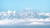Der Mount Everest vom Flugzeug aus gesehen. (Foto Archiv).