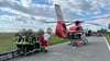 Nach einem Unfall auf der B180 zwischen Aschersleben und Winningen musste eine verletzte Person ins Klinikum nach Magdeburg verflogen werden.