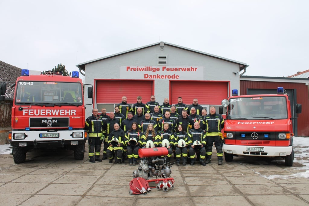 Starke Truppe: Die Freiwillige Feuerwehr Dankerode hat seit ihrem letzten runden Geburtstag einen deutlichen Mitgliederzuwachs zu verzeichnen.