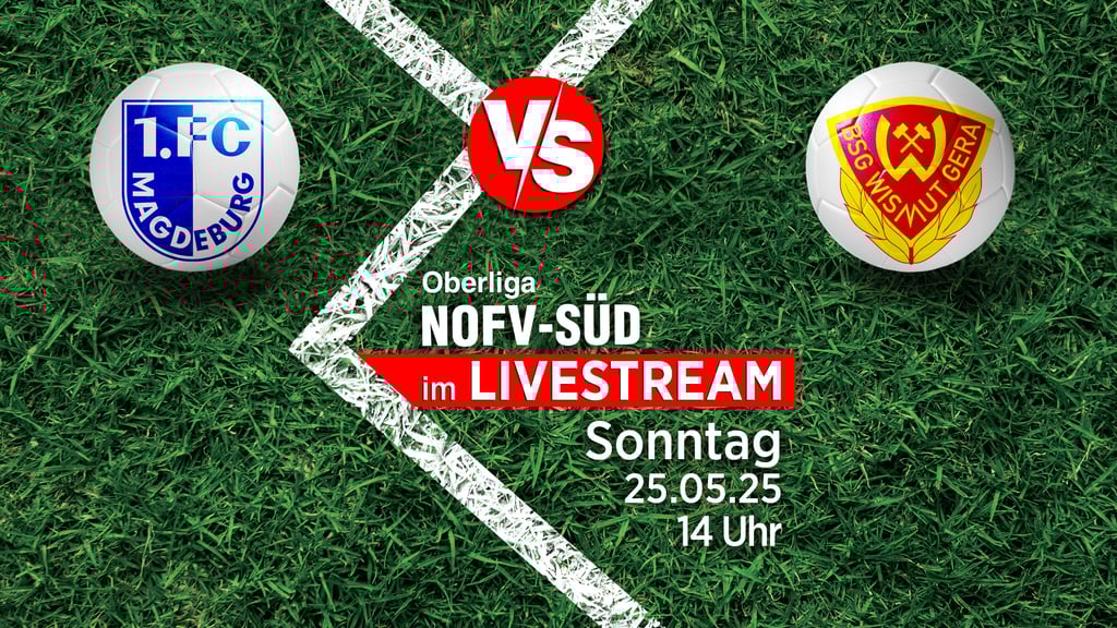 In der Oberliga Nordost hat der 1. FC Magdeburg II am Samstag die BSG Wismut Gera zu Gast. Wir zeigen die Partie kostenlos im Livestream.