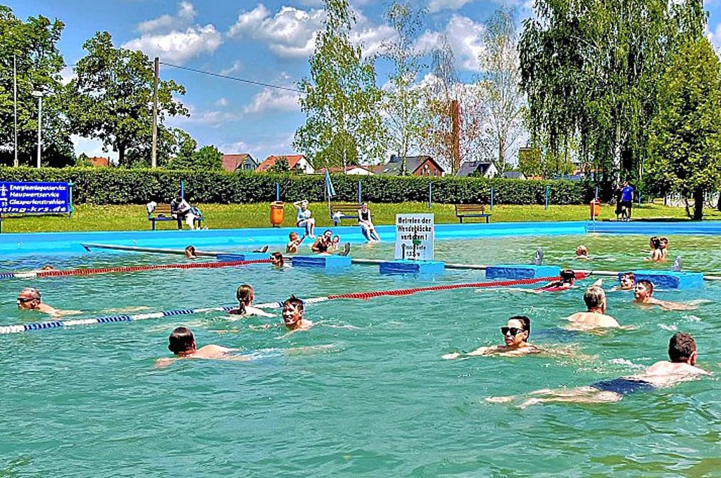 Das Spenden-Schwimmen gibt es seit 2020.