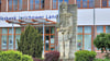 Derzeit steht der Roland an der östlichen Stirnseite.