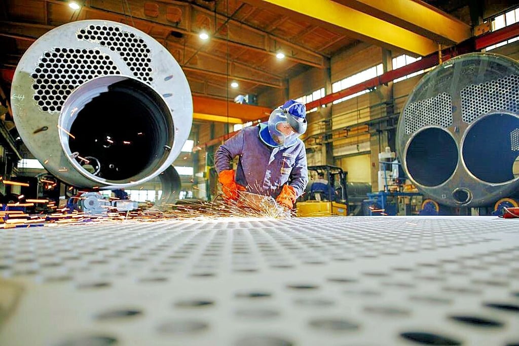Die Kesselanlagen, die bei VKK Standardkessel in Köthen gefertigt werden, kommen unter anderem bei der Produktion von Lebensmitteln und in der Automobil-, Chemie- und Schwerindustrie zum Einsatz.