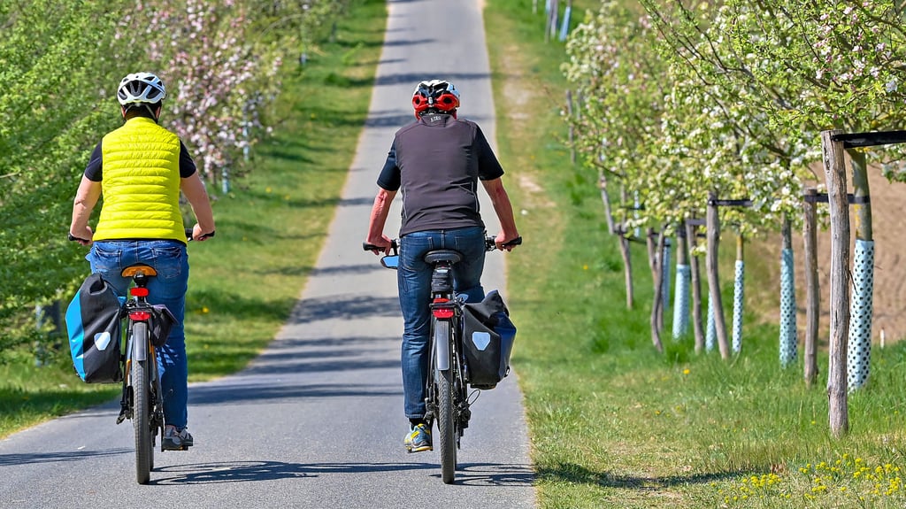 Sicheres Fahren auf einem gut ausgebauten Weg – so wünscht man es sich als Radfahrer.