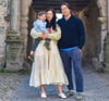 Ayse und Westley Boggess  wollen den historischen Charme der Ampfurther Burganlage zurückbringen.