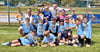 So sehen Sieger aus: Das Team der Goethe-Grundschule konnte sich beim Energy-M-Cup in Bernburg durchsetzen. 
