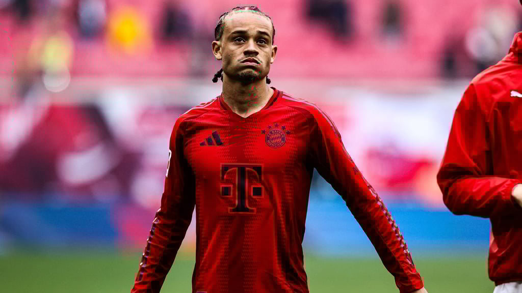 Streift er sich im Sommer wieder ein anderes Trikot über? RB-Profi Xavi Simons im Dress von Bayerns Sané