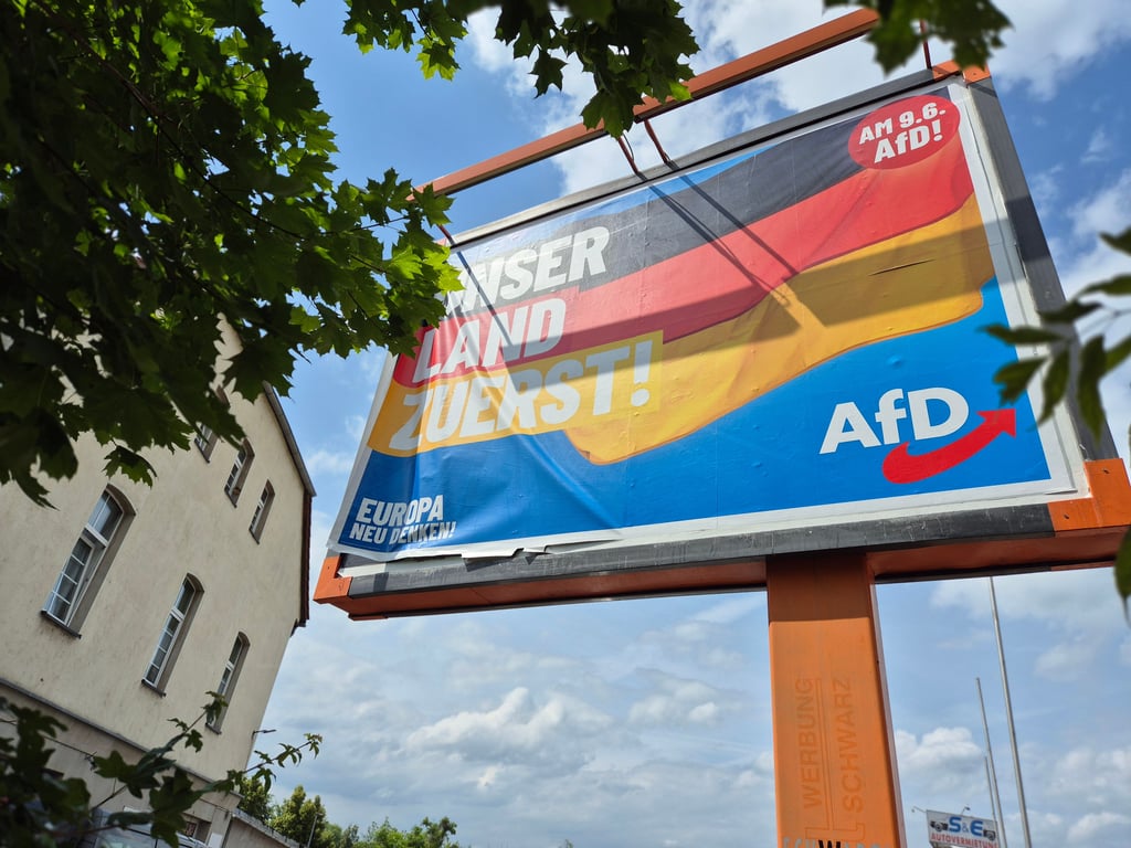 In Merseburg gibt es Protest gegen die AfD.