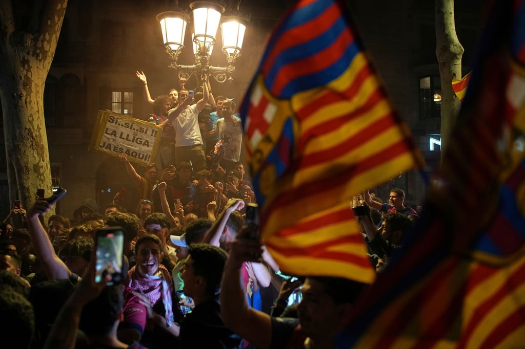 Die lange Partynacht der Barça-Fans.